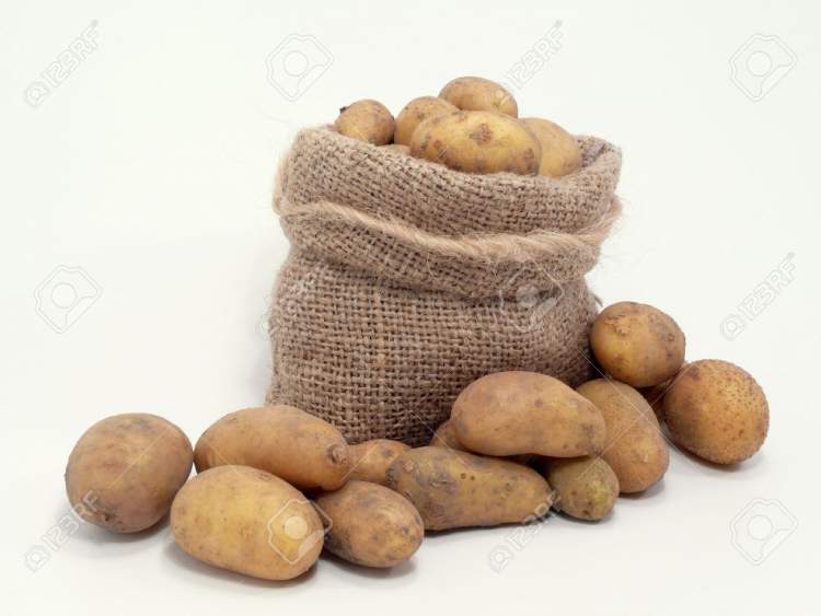 çuvalla patates görmek