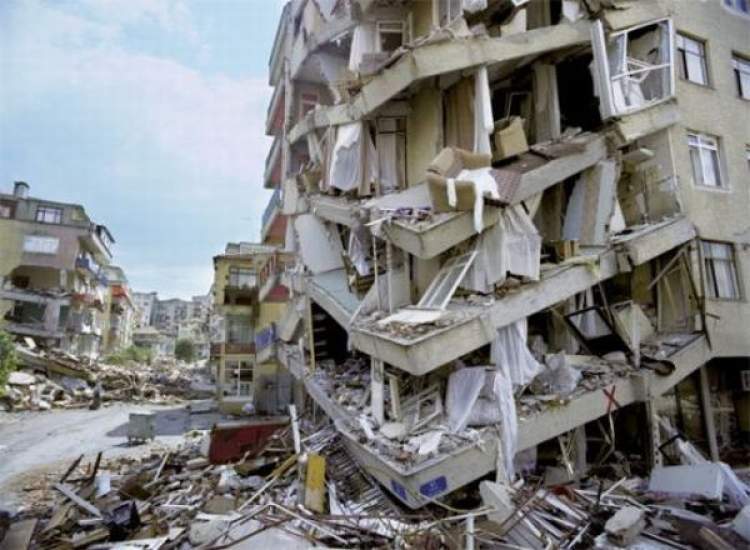depremde bina yıkılması