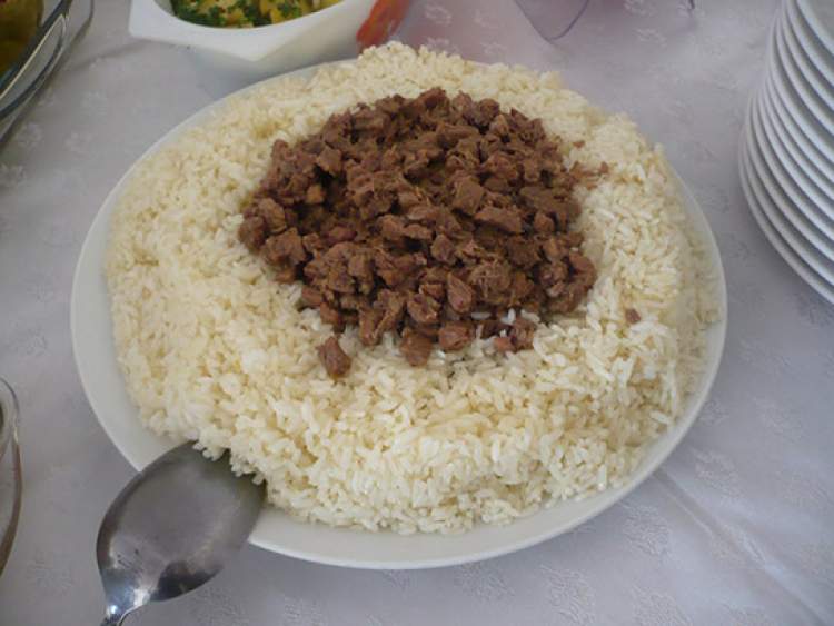 etli pirinç pilavı görmek