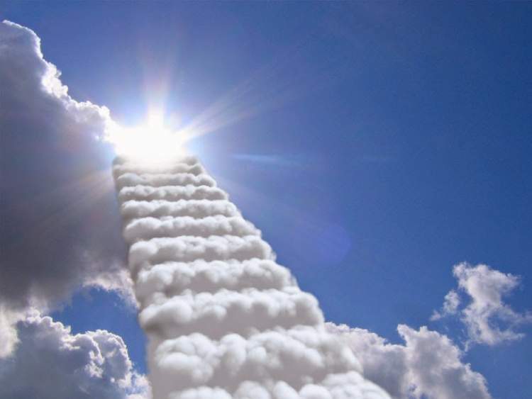 gökyüzüne merdivenle çıkmak