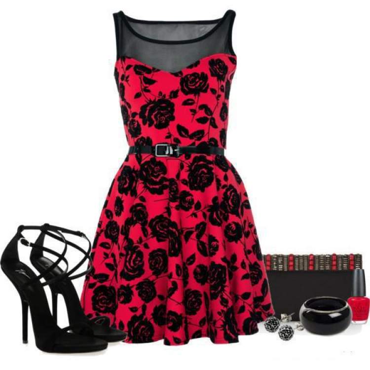 Rüyada Kırmızı Siyah Elbise Giymek - ruyandagor.com