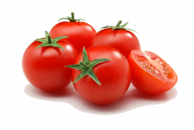 bahçeden domates koparıp yemek