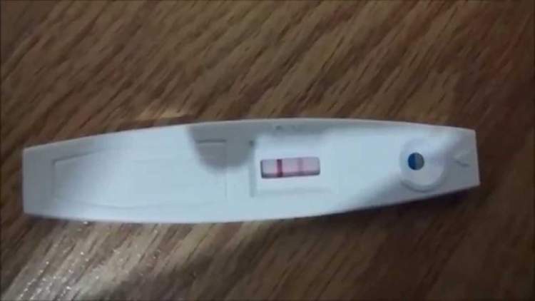 birinin hamilelik testi yaptığını görmek