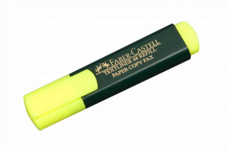 fosforlu sarı kalem görmek