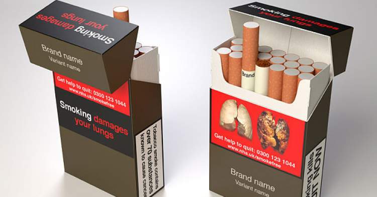 içi dolu sigara paketi görmek