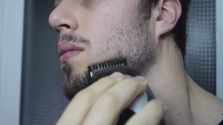 sakalı makasla kesmek