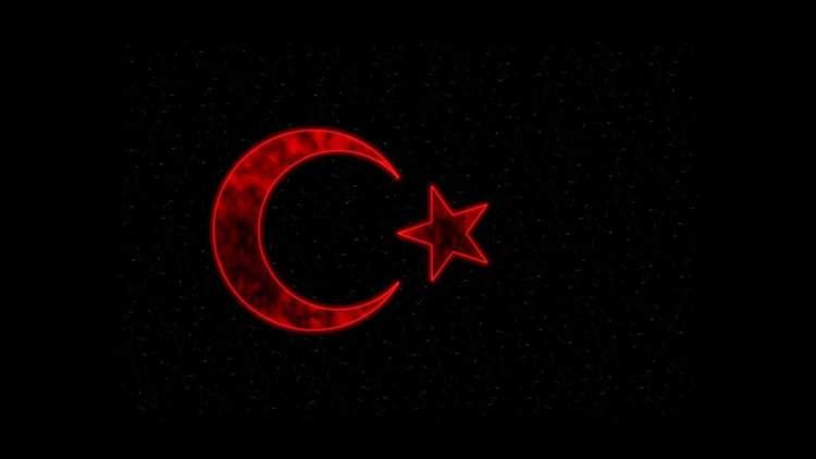 siyah türk bayrağı görmek
