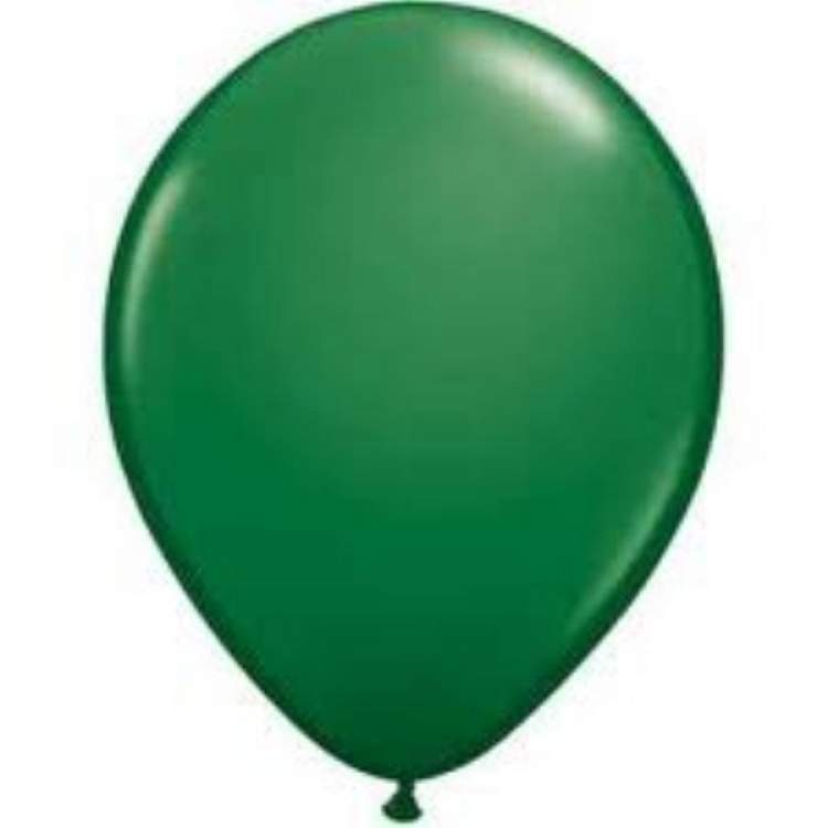 yeşil balon şişirmek